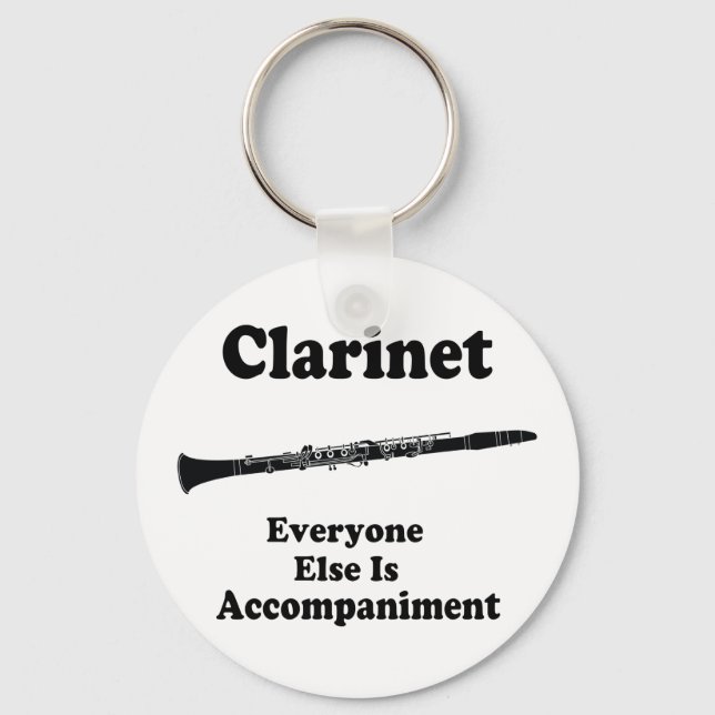Clarinet Gift Keychain (Front)
