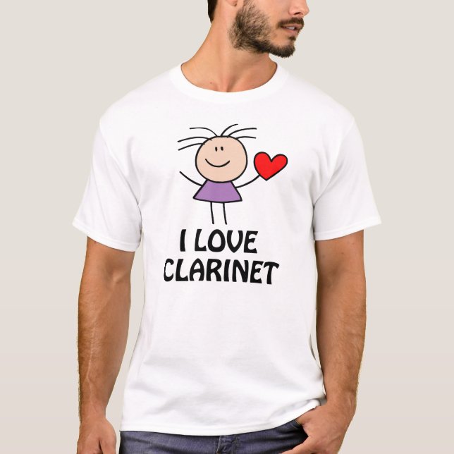 Clarinet Girl T-Shirt (Front)