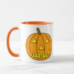 Clarinet Halloween Pumpkin Mug