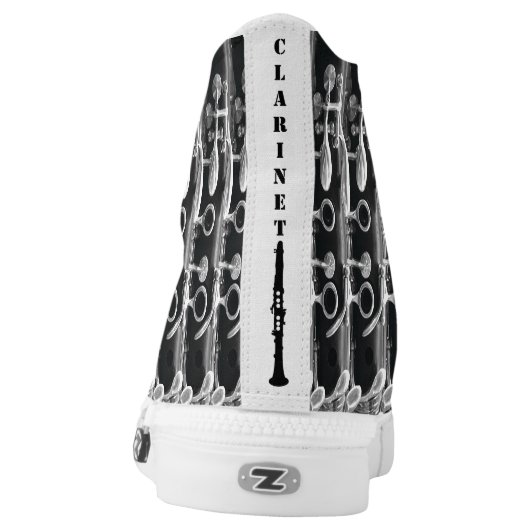 Clarinet High Top (Left Shoe Back)