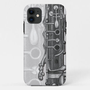 Clarinet in Charcoal iPhone 5/5S Case
