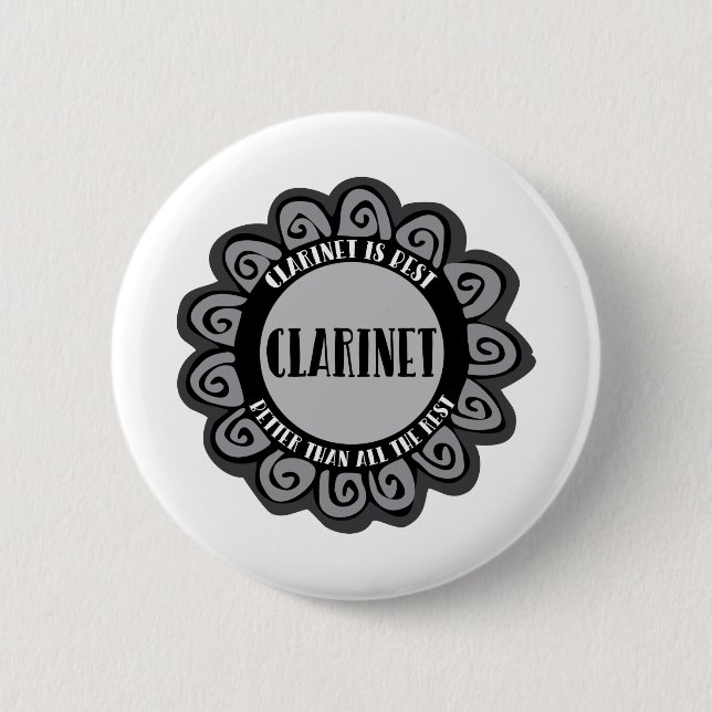 Clarinet Is Best Button (Front)