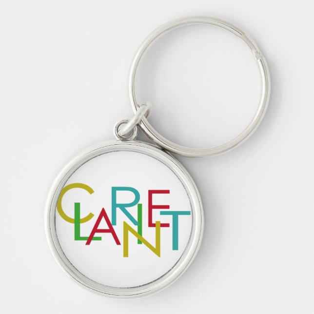 Clarinet Letters Keychain (Front)