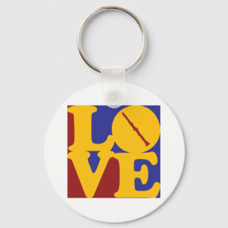 Clarinet Love Keychain