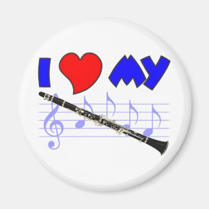 Clarinet Love Magnet