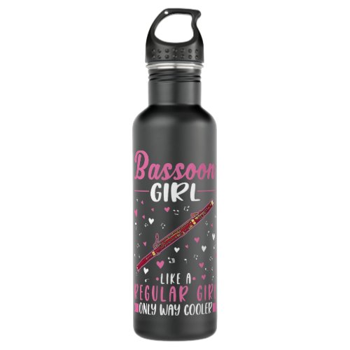 Clarinet Lover Bass Clarinet Girl Bass Clarinetist Stainless Steel Water Bottle