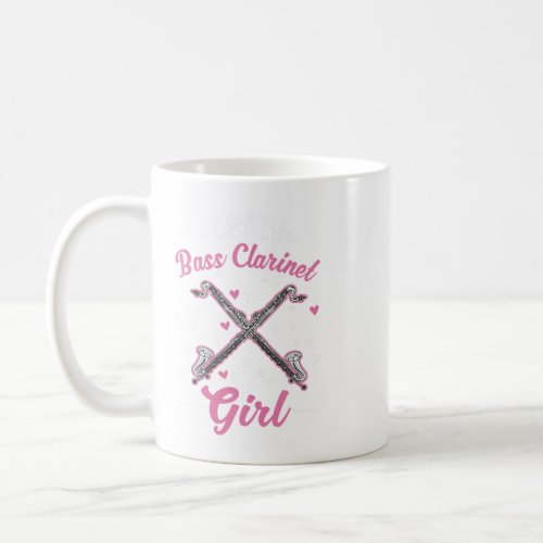 Clarinet Lover Crazy Bass Clarinet Girl Coffee Mug