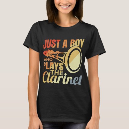 Clarinet Lover Funny Clarinet Boy Clarinet Player T_Shirt