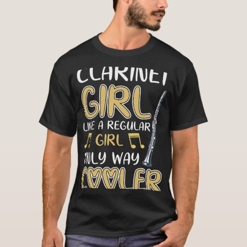 Clarinet Lover Funny Orchestra Clarinet Player Wom T_Shirt