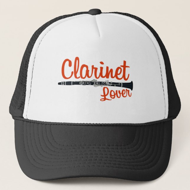 Clarinet Lover Trucker Hat (Front)