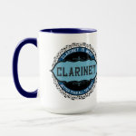 Clarinet Music Notes Circle Mug