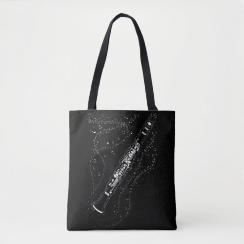 Clarinet Music Notes Musician Clarinetist Tote Bag