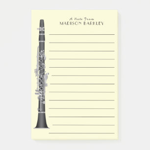 Clarinet Music Teacher Band Musician Post-it Notes