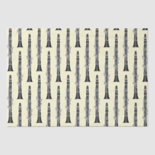 Clarinet Music Teacher Band Musician Tissue Paper