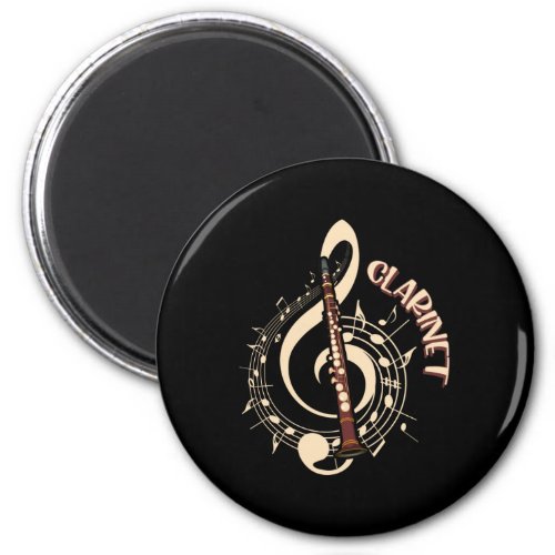 Clarinet Musical Instrument Music Lovers Magnet