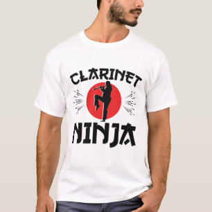 Clarinet Ninja Marching Band T-Shirt