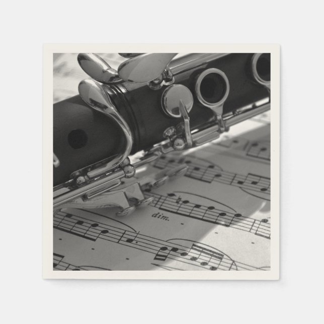 Clarinet Paper Napkins (Front)
