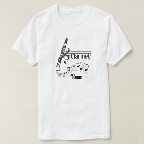 Clarinet Personalized T_Shirt