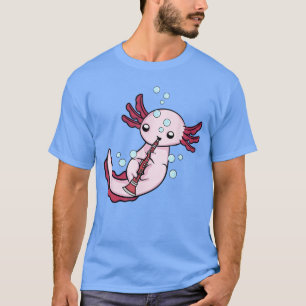 Clarinet Player Aolotl Lover Big Band Music Clarin T-Shirt