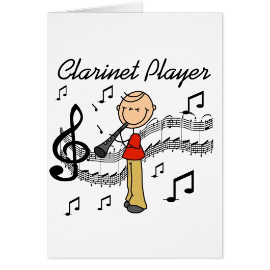 Clarinet Player Card (Front)