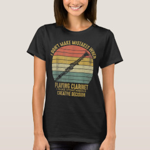 Clarinet Player Funny Jazz Music Musician Clarinet T-Shirt