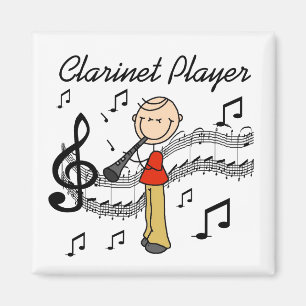 Clarinet Player Magnet