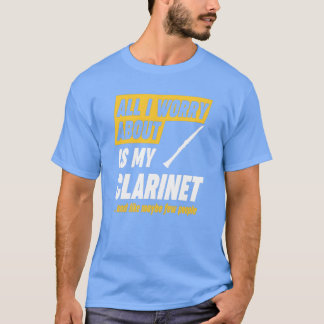 Clarinet Player Quotes funny T-Shirt