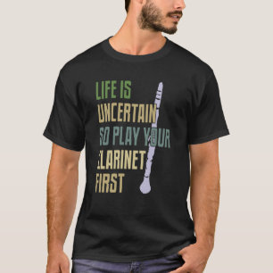 Clarinet Player Retro Style T-Shirt