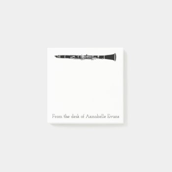 Clarinet Post-it Notes by BarbeeAnne at Zazzle