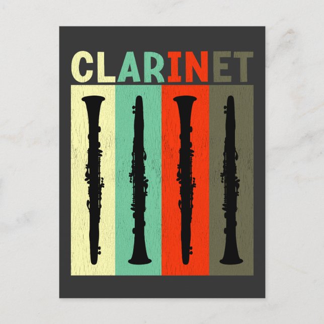 Clarinet Postcard (Front)