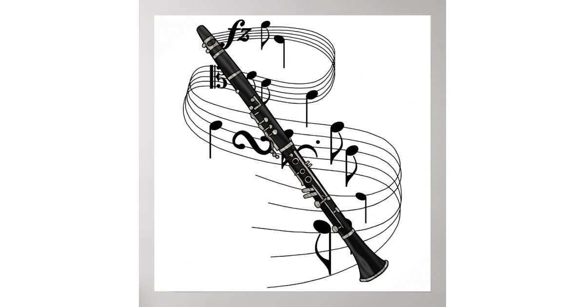 Clarinet Poster | Zazzle.com