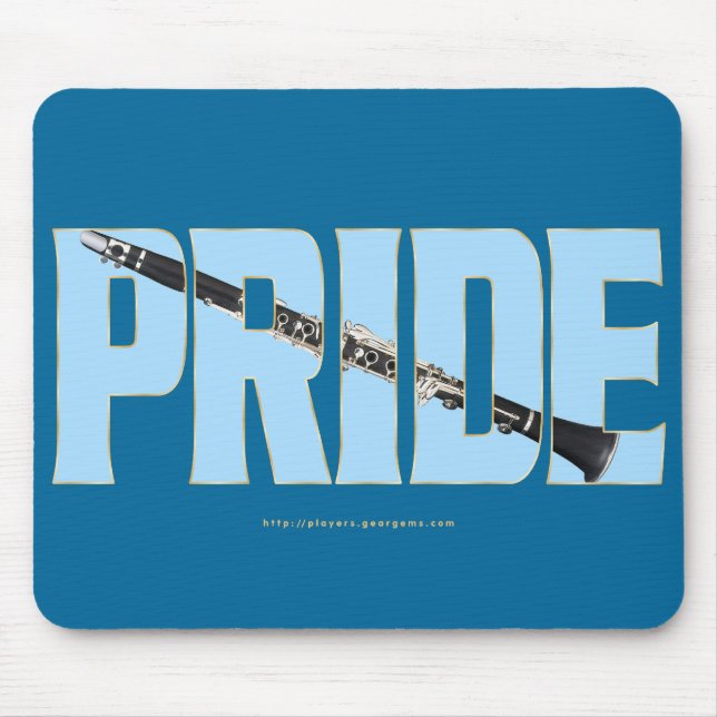 Clarinet Pride Mouse Pad (Front)