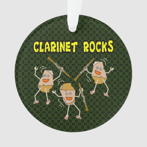 Clarinet Rocks Ornament