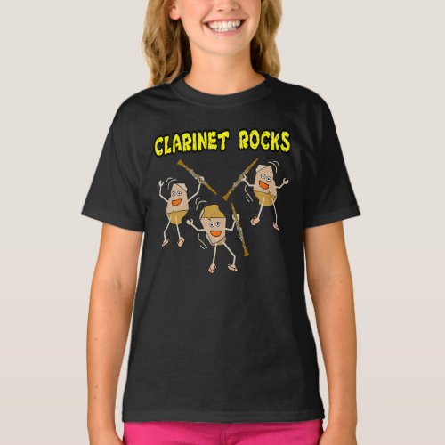 Clarinet Rocks T_Shirt