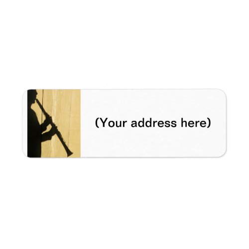 Clarinet Shadow address labels