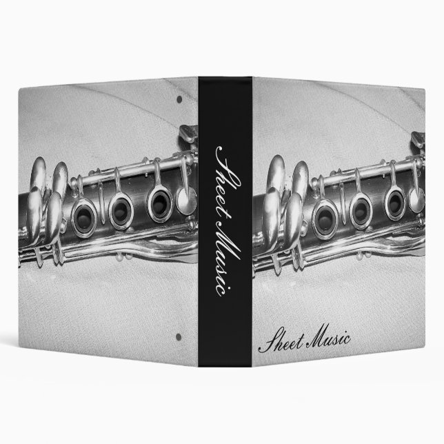 Clarinet Sheet Music Binder (Background)
