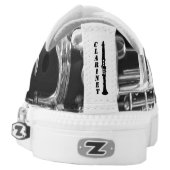 Clarinet Shoes with Laces (Left Shoe Back)