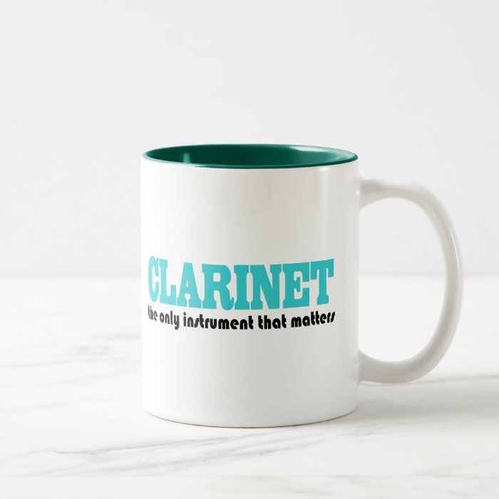 Clarinet Slogan Music Gift Mugs