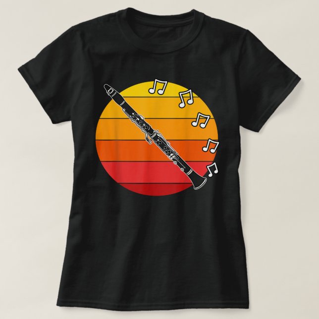 Clarinet Summer Festival Clarinetist Woodwind Musi T-Shirt (Design Front)