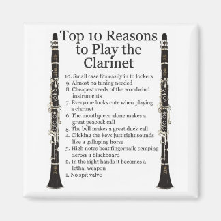 Clarinet Top 10 Magnet