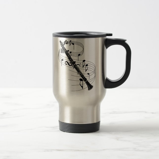 Clarinet Travel Mug (Right)