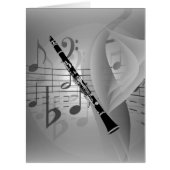 Clarinet with Musical Accents (Front)