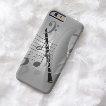 Clarinet With Musical Accents Barely There Iphone 6 Case by theunusual at Zazzle