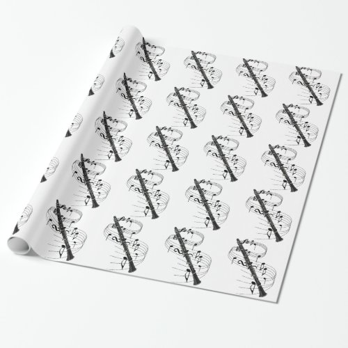 Clarinet Wrapping Paper