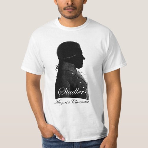 Clarinetist Anton Stadler and composer Mozart T_Shirt