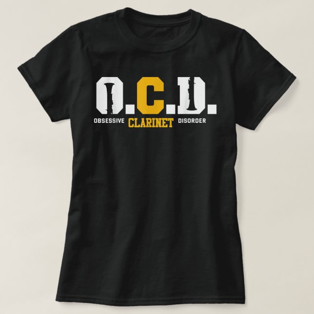 Clarinetist Funny Clarinet Player Joke Clarinet4 T-Shirt (Design Front)