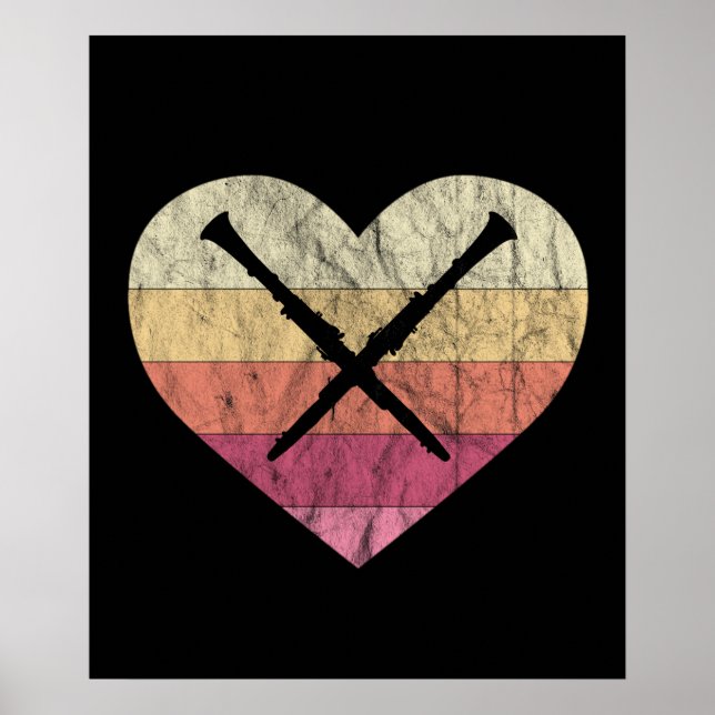 Clarinetist Loves Playing Clarinet Poster (Front)