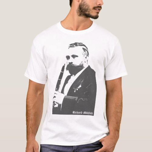 Clarinetist Richard Mhlfeld and Johannes Brahms T_Shirt