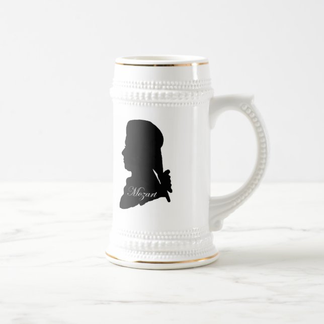 Clarinetist Stadler and Mozart Beer Stein (Right)