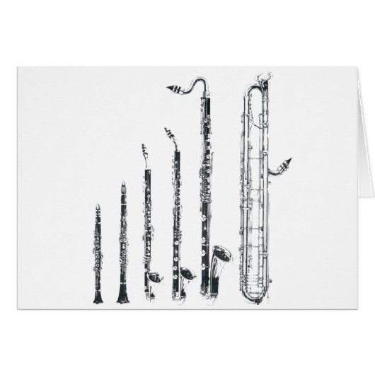 clarinets cards (Front Horizontal)